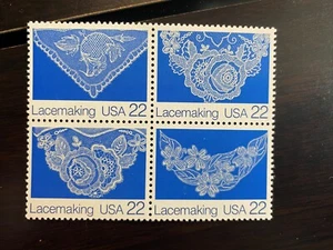 American Folk Art Series U.S. Stamps Block of 4 Scott 2351-4 (2354a) - MNH - Picture 1 of 2