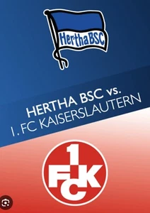 Tickets Hertha Kaiserslautern - Bild 1 von 1