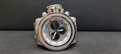 Швейцарские часы Invicta Sea Hunter 2,35 карата с бриллиантами Ronda 157/300 Shaq, 57 мм, ремешок 6 дюймов - Изображение 1 из 4