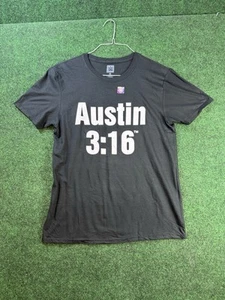 Men's Black "Stone Cold" Steve Austin 3:16 T-Shirt Size Medium NWOT - Picture 1 of 6