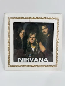 Foto Nirvana Rock 1980 Premio Fiera Carnevale 6X6 Quadro Roccia Specchio Cornice Vetro - Foto 1 di 4