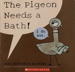 The Pigeon Needs A Bath By Mo Willems 1st edition GOOD RARE Paperback Scholastic - Picture 1 of 23