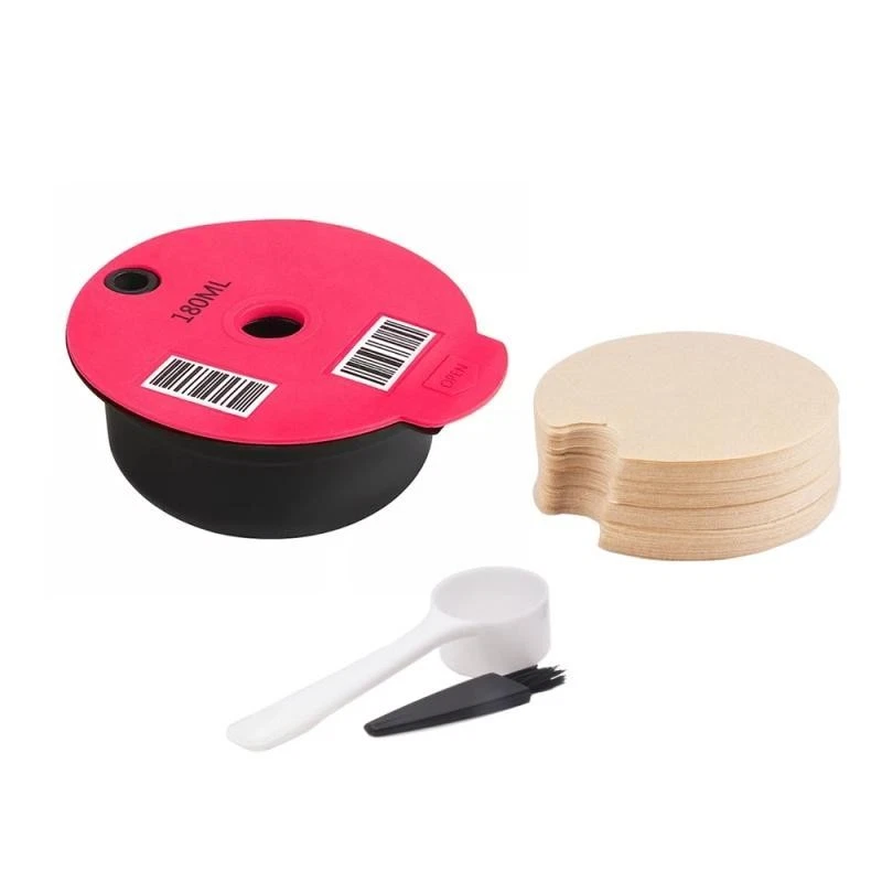 Filtro de café reutilizable ICfilas YB01, color: rosa + 50 papel de filtro - Imagen 1 de 1