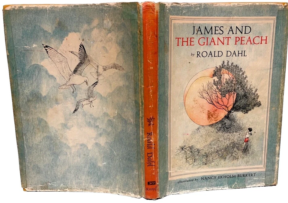 Roald Dahl James and the Giant Peach 1st edition/3rd print HCDJ RARE DJ $3.95 - Image 1 of 4
