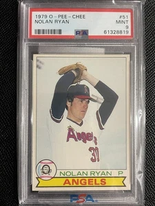 1979 OPC - Nolan Ryan #51, PSA 9 Rare Canadian Version - Picture 1 of 2