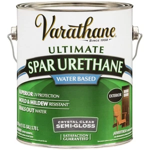 VARATHANE 250131 Spar Urethane,Clear,Semi-Gloss,1 gal. 1TBN2 - Picture 1 of 1
