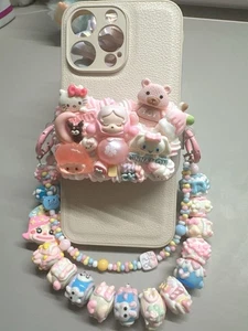 PopMart Pop Bean Skull Panda téléphone portable clip arrière support/support/support avec miroir - Photo 1 sur 4