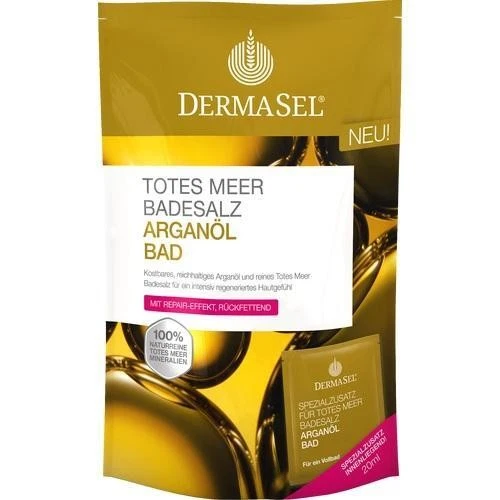 FETTE PHARMA GMBH DERMASEL Totes Meer Badesalz+Arganöl, 1 P PZN 12481051