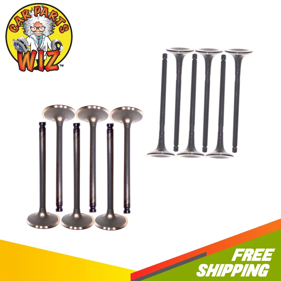 Válvulas de escape y admisión del motor para 99-03 Mitsubishi Montero Sport 3,0 L V6 Foto 1 de 1