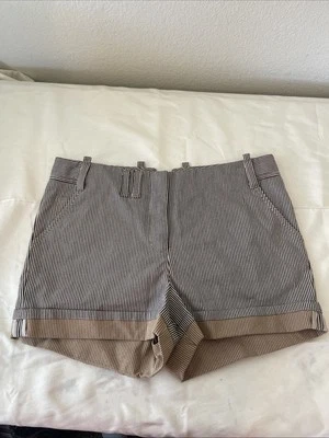 Pantalones cortos a rayas Zac Posen talla 8 Foto 1 de 4