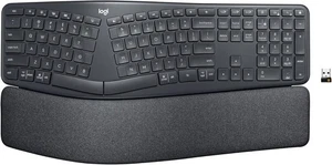 Logitech ERGO K860 Wireless Keyboard Split Keyboard Wrist Rest PC / MAC Black - Picture 1 of 11
