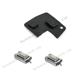 Repair kit for Toyota Yaris Avensis Rav4 MR2 Lexus Celica 2 button remote key - Picture 1 of 4