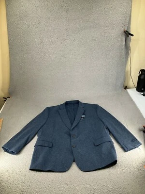 Stafford Blazer мужской 52 R синий костюм куртка Sport пальто сезонные текстуры эластичной - Изображение 1 из 4