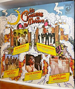 ITS CHRISTMAS IN MOTOWN - JACKSON 5 * STEVIE WONDER * THE SUPREMES LP VG+ - Picture 1 of 4