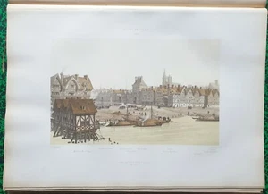 Paris IV ème - Hôtel de Ville (1583) - Hoffbauer Superbe Lithographie 45x30 1885 - Picture 1 of 2