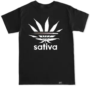 SATIVA LOGO 420 KUSH T SHIRT - Picture 1 of 4