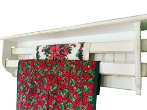 Quilt Rack for 2 Quilts | Blanket Hanging Rack - Picture 1 of 9