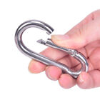 304 Stainless Steel Spring Carabiner Snap Hook Keychain Quick Link Lock Bucklet