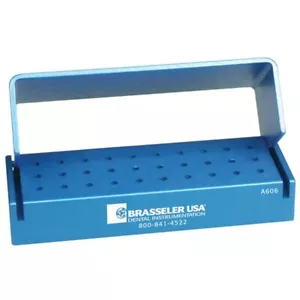 A606BLUE Aluminum Bur Block 30 FG By Brasseler - Picture 1 of 1