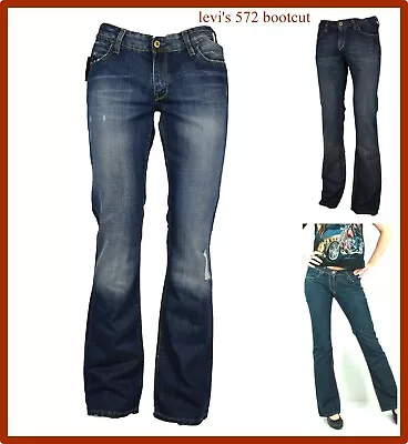 Jeans Levis Donna Vita Bassa Pantaloni Levi's Zampa Bootcut Vintage W29 W30 W31 • 49.49€