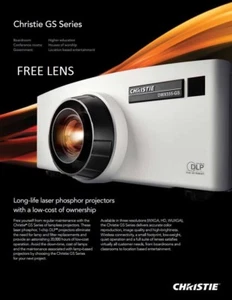 Christie DWX555-GS Laser DLP Projector LaserLife20khrs WXGA 5400LumFreeAccessor - Picture 1 of 4