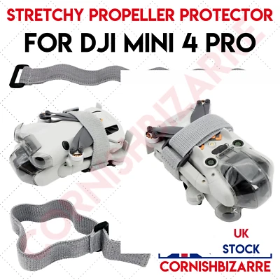 DJI MINI 4 PRO SOFT STRETCHY ELASTIC PROPELLER HOLDER PROTECTOR - UK STOCK