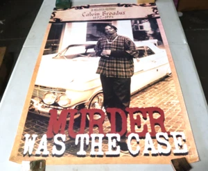 1994 SNOOP DOGGY DEATH ROW RECORDS OMICIDIO ERA IL CASO ALBUM POSTER PROMOZIONALE - Foto 1 di 12