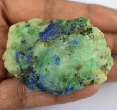 221,25 quilates azurita malaquita piedras preciosas naturales mineral áspero oferta de cumpleaños Foto 1 de 4