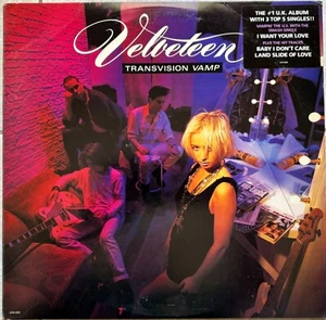 Transvision Tramp - Velveteen - 1989 - Vinyl LP - Gold Stamp Promo - Imagen 1 de 4