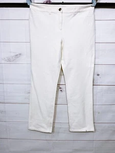 Chico's Womens Jeggings Size 1.5 Ivory Mid-Rise Pockets Stretch - Picture 1 of 6