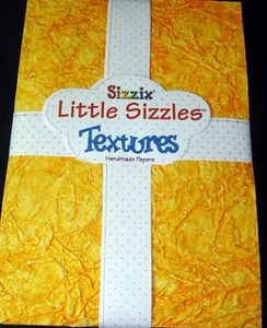 2 piezas Sizzix Little Sizzles Texturas Cuero Papel 28 shts 4,5"" x 6,5"" Hecho a mano - Imagen 1 de 3