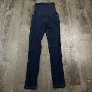 A Pea in the Pod Maternity Jeans Dark Wash Denim Skinny Stretch Size 26 R - Picture 1 of 5