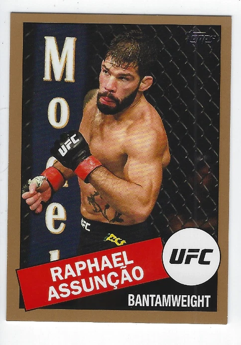 RAPHAEL ASSUNCAO 2020 TOPPS UFC 1985 TOPPS GOLD PARALLEL /50 - Image 1 of 1