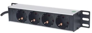 Intellinet Multipresa Universale 4 posti da Rack 10'' con Spina Tedesca - Photo 1/1