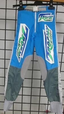 NOS Vintage Mr. Motorcycle Trophy Sport Motocross VMX Made in USA Boy's Pants — 第 1/4 张图片