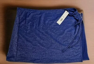 Junior Girls L (11-13) Swim Skirt Cover Up Blue Glittery New! - Picture 1 of 10
