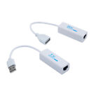 1 Satz USB 2.0 auf Fast Ethernet 12Mb/s RJ45 Netzwerk LAN Adapter