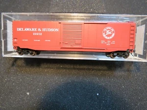 N - Athearn - 50' Outside Post Boxcar, Delaware Hudson w/M-M cpl LN - Picture 1 of 2