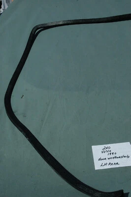 Volvo 240 1986-1993 244 puertas sello meteorológico puerta trasera izquierda OEM LHR Foto 1 de 4