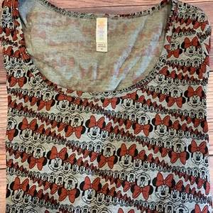 Camiseta LuLaRoe LLR Clásica T Disney Minnie Mouse Talla M Gris Nueva con Etiquetas - Imagen 1 de 8