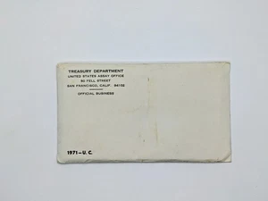 1971 OGP-PDS 11 Coins U.S. Mint Set Envelope SEALED - Picture 1 of 2
