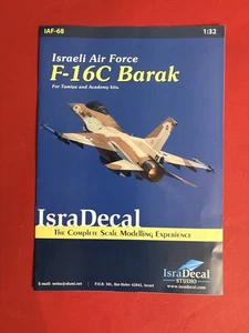 IsraDecal IAF-68, Israel Air Force F-16 Barak, 1:32, NOS - Bild 1 von 10