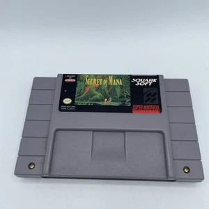Secret of Mana (Super Nintendo, SNES) Authentic & Tested Cartridge Vintage - Picture 1 of 5