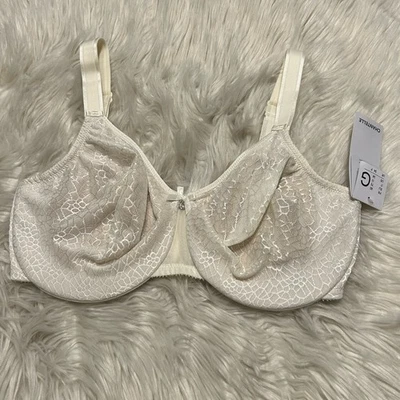 Chantelle 34DDDD Bra Off White C Magnifique Minimizer Underwire 1891 NEW $84 - Image 1 of 4