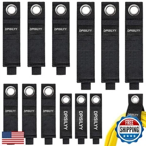 12 Pack Extension Cord Straps, DPISILYY Extension Cable Holder Hook And Loop - Afbeelding 1 van 5