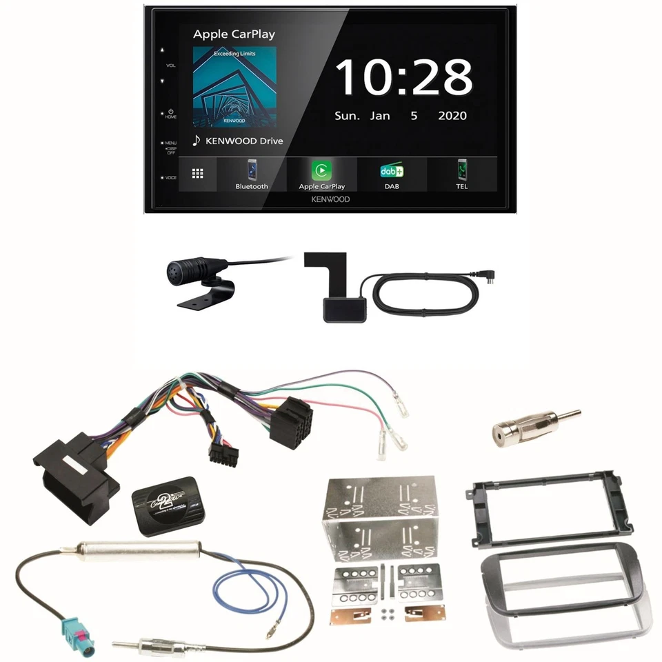 Kenwood DMX5020DABS Android Auto Einbauset für Ford Focus Mondeo S-Max Galaxy - Bild 1 von 1
