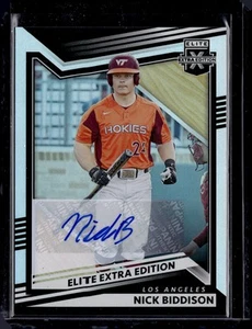 2022 Panini Elite Extra Edition Signatures Nick Biddison #135 Auto - Picture 1 of 2