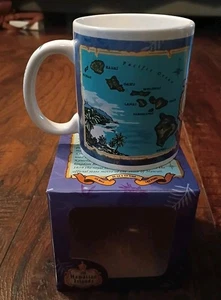 Hawaii Souvenir 11 oz Coffee Mug  The Hawaiian Islands, Designed In Hawaii NEW! - Picture 1 of 11