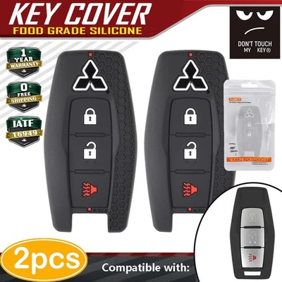 Llavero Anillo Cubierta Estuche Soporte 3 Botones Para Mitsubishi Outlander 2022-2024 2023 Foto 1 de 4