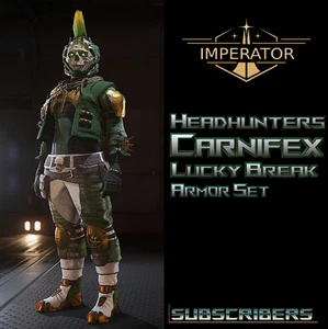 Star Citizen - Headhunters Carnifex ‘Lucky Break’ Armor Set - Picture 1 of 1